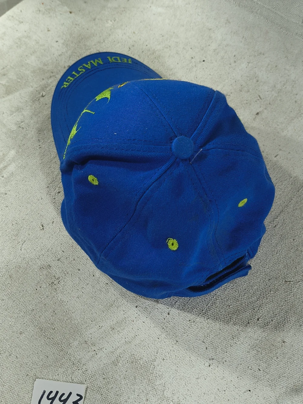 Star Wars Youth Blue Baseball Cap with Green Yoda Graphic